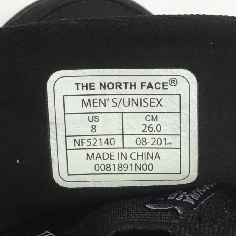 ザノースフェイス THE NORTH FACE スニーカー スニーカー Shuttle Slip-On WP シャトル スリッポン ウォータープルーフ NF52140 26.0cm ロゴ、文字 黒 / ブラック / メンズ USED 古着 中古 10100040