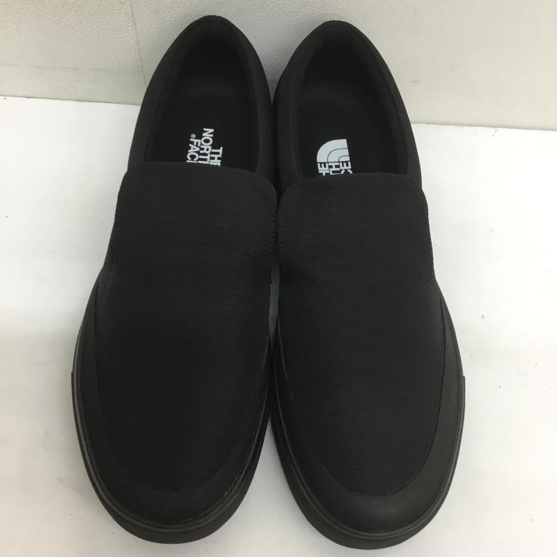 ザノースフェイス THE NORTH FACE スニーカー スニーカー Shuttle Slip-On WP シャトル スリッポン ウォータープルーフ NF52140 26.0cm ロゴ、文字 黒 / ブラック / メンズ USED 古着 中古 10100040