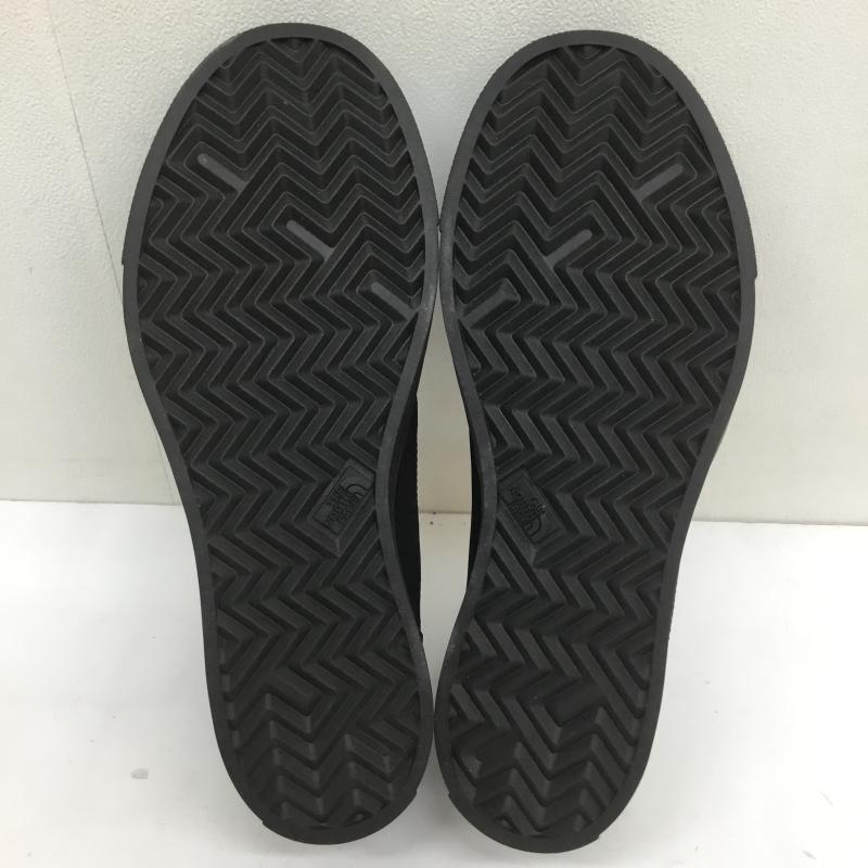 ザノースフェイス THE NORTH FACE スニーカー スニーカー Shuttle Slip-On WP シャトル スリッポン ウォータープルーフ NF52140 26.0cm ロゴ、文字 黒 / ブラック / メンズ USED 古着 中古 10100040
