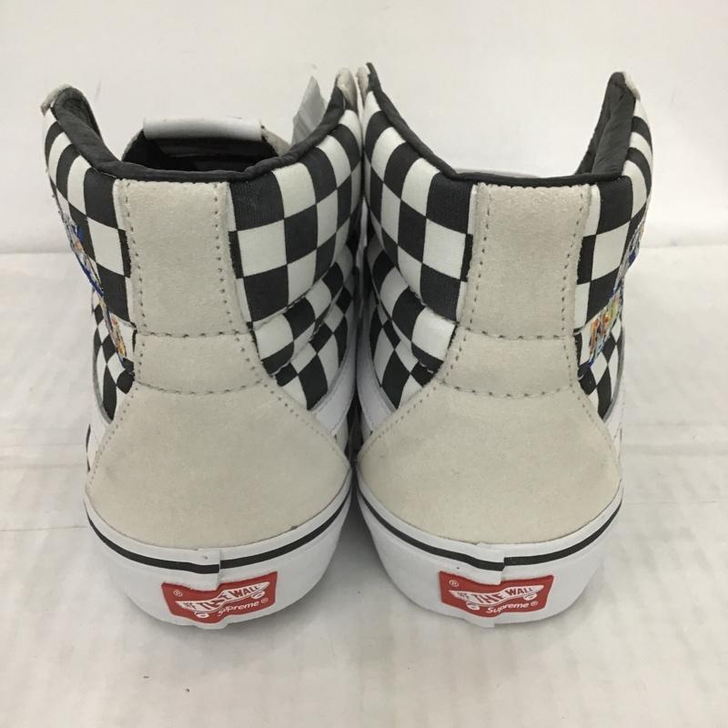 バンズ VANS スニーカー スニーカー 751454 SK8-HI PRO FUCK THE WORLD Supreme 27.5cm 箱有 27.5cm ロゴ、文字 白 / ホワイト / X 黒 / ブラック / メンズ USED 古着 中古 10100049