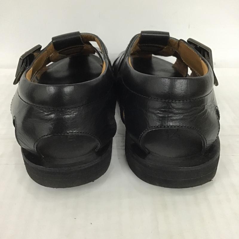 アルフレッドバニスター alfredoBANNISTER サンダル サンダル 52021905309 レザー グルカサンダル 40 箱有 無地 黒 / ブラック / メンズ USED 古着 中古 10100055