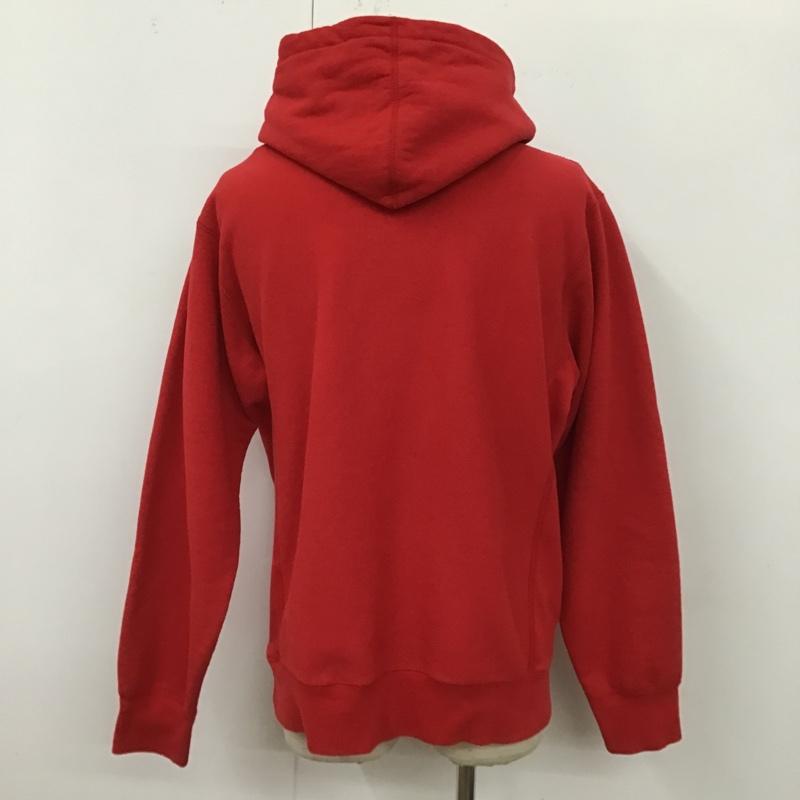 シュプリーム Supreme パーカー 長袖 スウェット プルオーバー フーディー スモールロゴ 裏起毛 M ロゴ、文字 赤 / レッド / メンズ USED 古着 中古 10100069