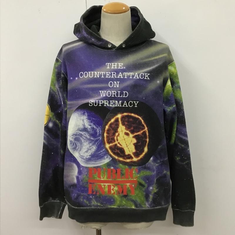 シュプリーム Supreme パーカー 長袖 18SS UNDERCOVER Public Enemy Hooded Sweatshirt M マルチカラー / マルチカラー / メンズ USED 古着 中古 10100073