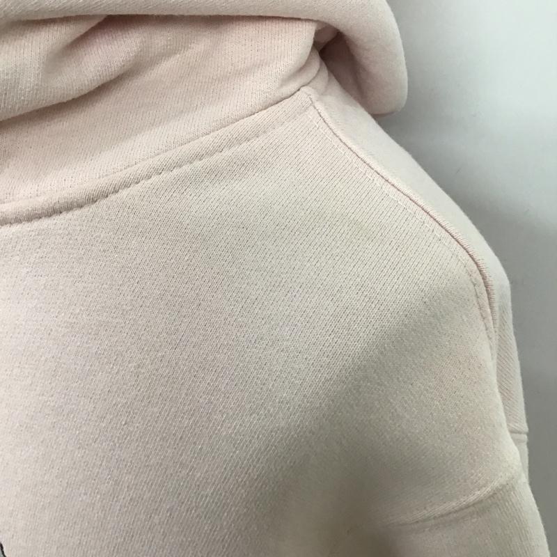シュプリーム Supreme パーカー 長袖 Gonz Ramm Zip Up Sweatshirt Mark Gonzales 2017AW 裏起毛 M ワンポイント 桃 / ピンク / メンズ USED 古着 中古 10100078