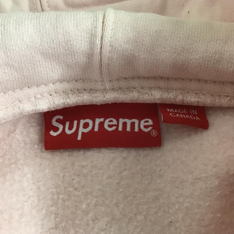 シュプリーム Supreme パーカー 長袖 Gonz Ramm Zip Up Sweatshirt Mark Gonzales 2017AW 裏起毛 M ワンポイント 桃 / ピンク / メンズ USED 古着 中古 10100078