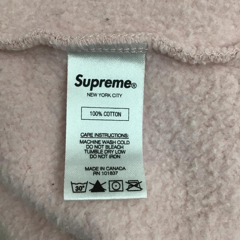 シュプリーム Supreme パーカー 長袖 Gonz Ramm Zip Up Sweatshirt Mark Gonzales 2017AW 裏起毛 M ワンポイント 桃 / ピンク / メンズ USED 古着 中古 10100078