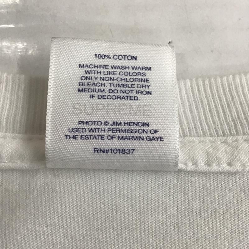 シュプリーム Supreme Tシャツ 半袖 18AW Marvin Gaye Tee M プリント 白 / ホワイト / メンズ USED 古着 中古 10100148