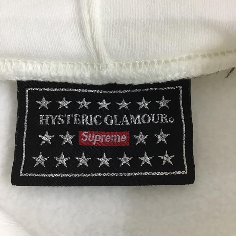 シュプリーム Supreme パーカー 長袖 17AW シュプリーム×ヒステリックグラマーダイナマイトガールプリントパーカー 長袖パーカー スウェット S プリント 白 / ホワイト / メンズ USED 古着 中古 10100191