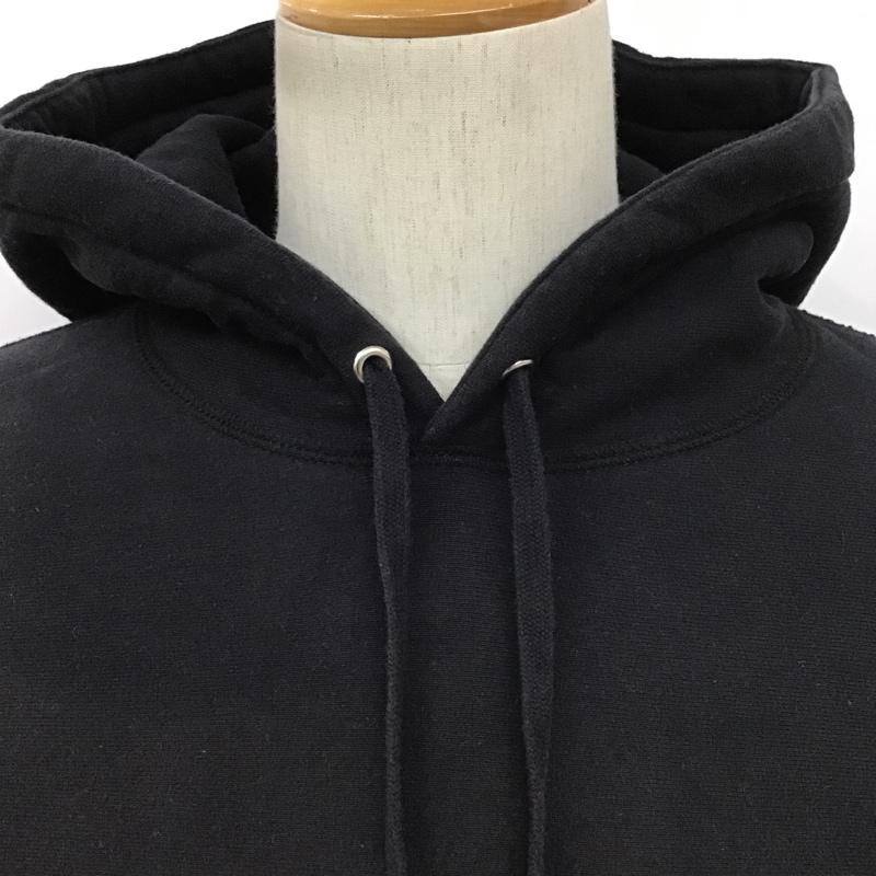 シュプリーム Supreme パーカー 長袖 2017SS BoxLogoHoodedSweatshirt シュプリーム×コムデギャルソンシャツ ボックスロゴフーデッドスウェットシャツ プルオーバーパーカー XL ロゴ、文字 黒 / ブラック / メンズ USED 古着 中古 10100192