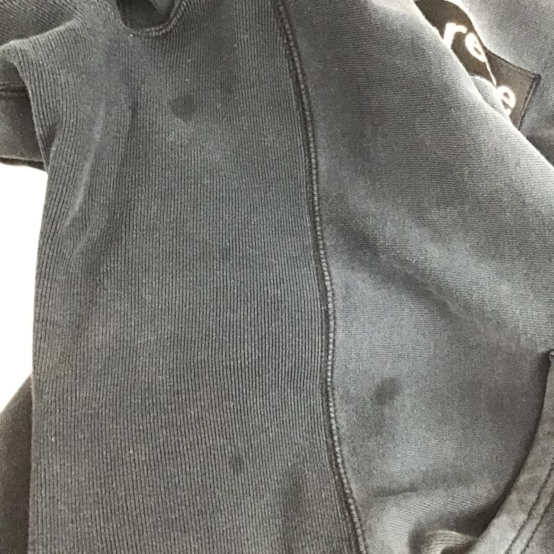 シュプリーム Supreme パーカー 長袖 FW21 BoxLogoHoodedSweatshirtWashedNavy 長袖パーカー スウェット L ロゴ、文字 紺 / ネイビー / メンズ USED 古着 中古 10100193