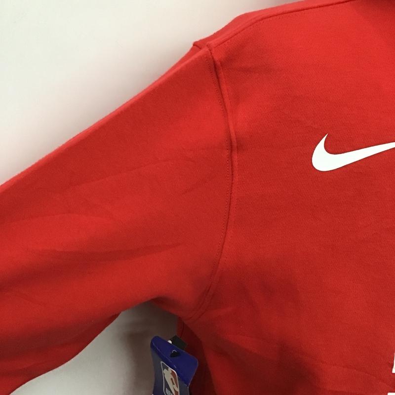 ナイキ NIKE パーカー 長袖 長袖パーカー フード付きパーカー プリントスウェット トレーナー スポーツウェア L プリント 赤 / レッド / メンズ USED 古着 中古 10100202