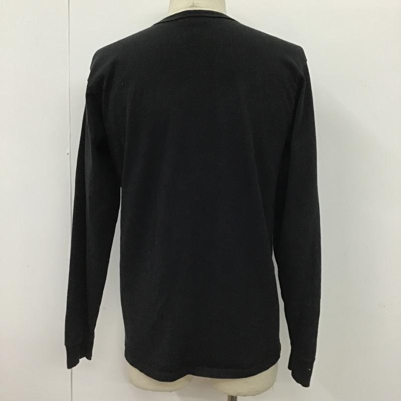 チャンピオン Champion カットソー 長袖 長袖カットソー クルーネックカットソー ロングスリーブカットソー プリントTシャツ M プリント 黒 / ブラック / メンズ USED 古着 中古 10100205