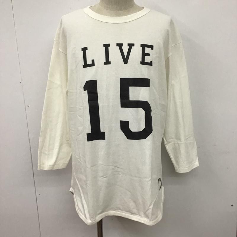 イーブルアクト EVILACT カットソー 長袖 EAwtr-TS78TQS EVILACT15thAnniversaryBackward3/4sleeveBaseball T’s ラグランTシャツ 長袖カットソー XL プリント 白 / ホワイト / メンズ USED 古着 中古 10100219