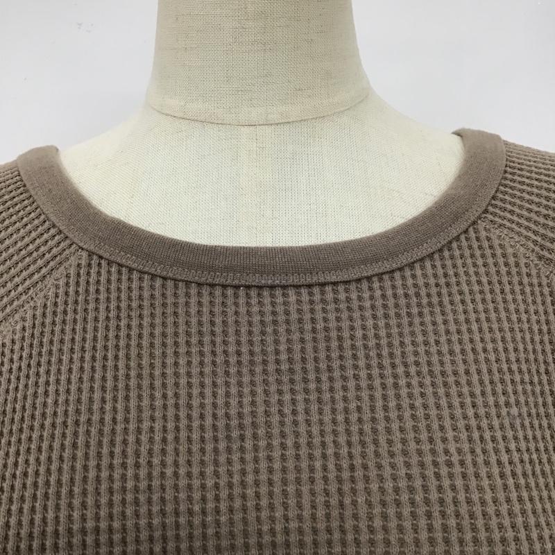 ミラオーウェン Mila Owen カットソー 長袖 09WCT195227 長袖カットソー クルーネックカットソー ロングスリーブカットソー FREE 無地 茶 / ブラウン /  レディース USED 古着 中古 10100240