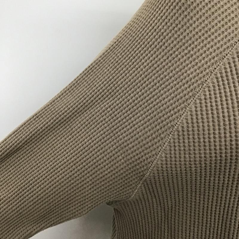 ミラオーウェン Mila Owen カットソー 長袖 09WCT195227 長袖カットソー クルーネックカットソー ロングスリーブカットソー FREE 無地 茶 / ブラウン /  レディース USED 古着 中古 10100240