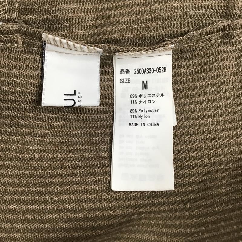 アズールバイマウジー AZUL BY MOUSSY シャツ、ブラウス 長袖 250DAS30-052H ソフトコーデュロイシャツ 長袖シャツ カラーシャツ カジュアルシャツ M 無地 茶 / ブラウン / レディース USED 古着 中古 10100254