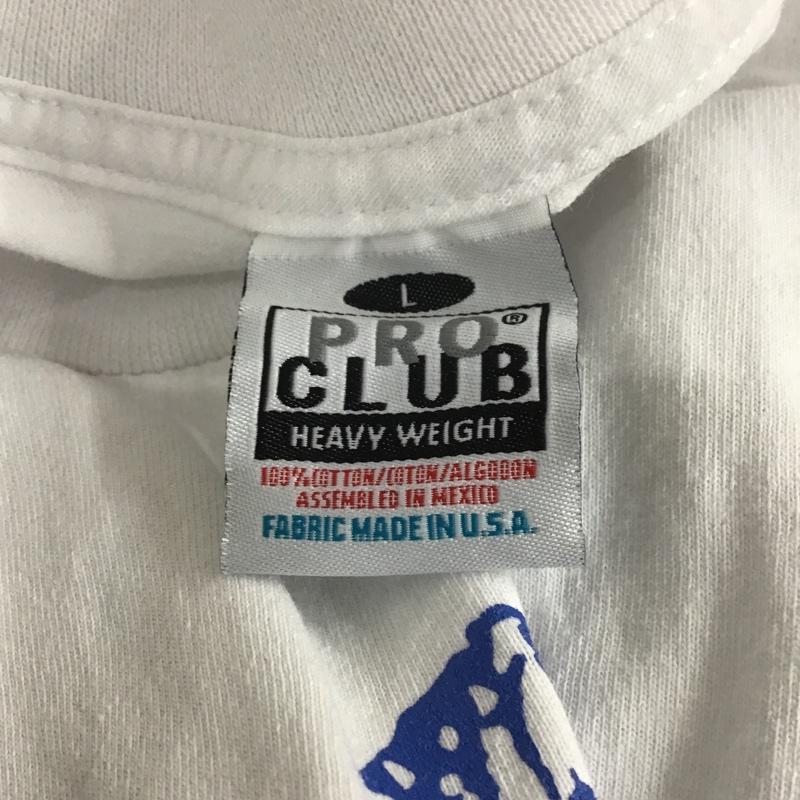 テンダーロイン TENDERLOIN Tシャツ 半袖 半袖カットソー プリントTシャツ クルーネックカットソー PPOCLUB L プリント 白 / ホワイト / メンズ USED 古着 中古 10100265
