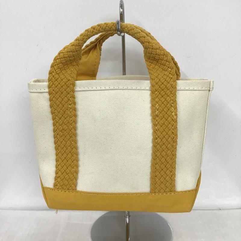 エルエルビーン L.L.Bean ハンドバッグ ハンドバッグ ID511152 ウェブ ハンドル トートバッグ ミニバッグ 無地 マスタード / マスタード / メンズ USED 古着 中古 10100294