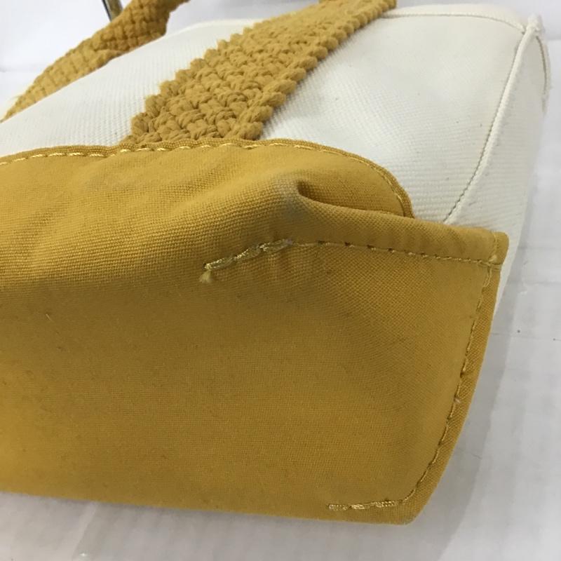 エルエルビーン L.L.Bean ハンドバッグ ハンドバッグ ID511152 ウェブ ハンドル トートバッグ ミニバッグ 無地 マスタード / マスタード / メンズ USED 古着 中古 10100294