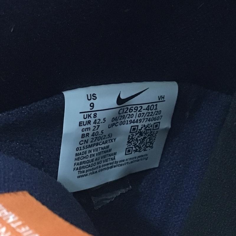 ナイキ NIKE スニーカー スニーカー CI2692 401 SB DUNK HIGH PRO ISO 27cm 箱有 27.0cm ロゴ、文字 紺 / ネイビー / X 白 / ホワイト / X 橙 / オレンジ / メンズ USED 古着 中古 10100309