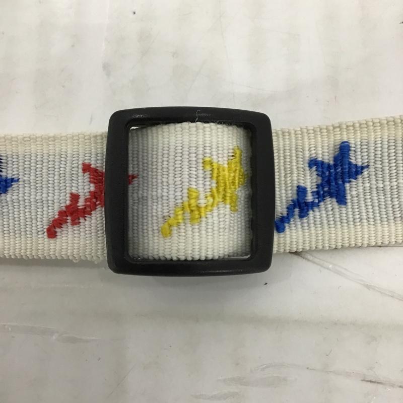 アベイシングエイプ A BATHING APE ベルト・バックル ベルト STAR BELT FREE 星 白 / ホワイト / X 青 / ブルー / X 赤 / レッド / X 黄 / イエロー / メンズ USED 古着 中古 10100334