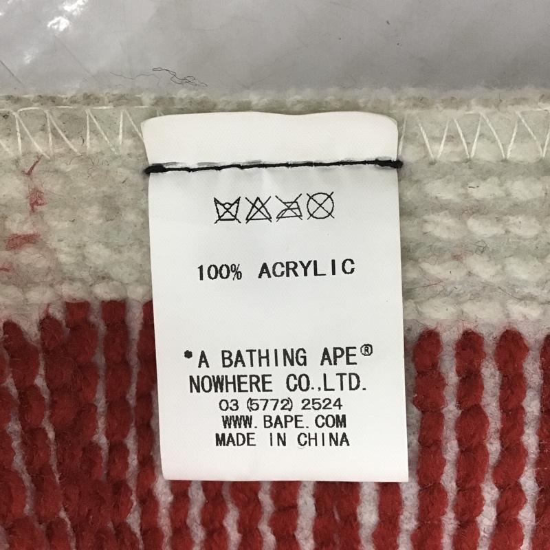 アベイシングエイプ A BATHING APE ファッション小物 ファッション小物 ユニオンジャック bape head ラグマット 白 / ホワイト / X 青 / ブルー / X 赤 / レッド / X 黒 / ブラック / メンズ USED 古着 中古 10100336