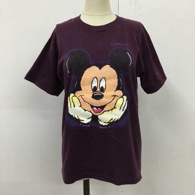 古着 USED Tシャツ 半袖 SHERRY'S BEST ミッキーマウス ディズニー プリント キャラクター 紫 / パープル / レディース USED 古着 中古 10100349