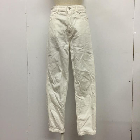 ザラ ZARA パンツ デニム、ジーンズ 7223 021 251 ホワイトデニム 無地 オフホワイト / オフホワイト /  レディース USED 古着 中古 10100424