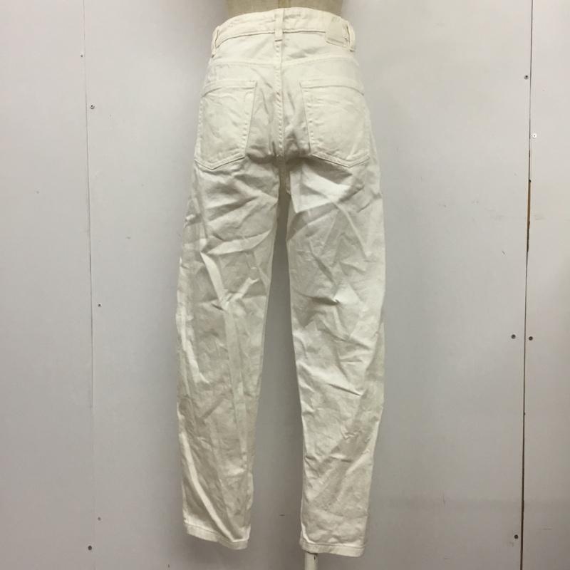 ザラ ZARA パンツ デニム、ジーンズ 7223 021 251 ホワイトデニム 無地 オフホワイト / オフホワイト /  レディース USED 古着 中古 10100424