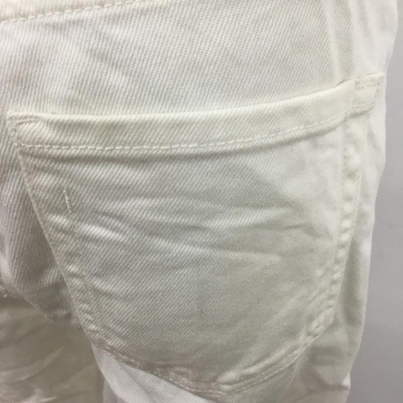 ザラ ZARA パンツ デニム、ジーンズ 7223 021 251 ホワイトデニム 無地 オフホワイト / オフホワイト /  レディース USED 古着 中古 10100424