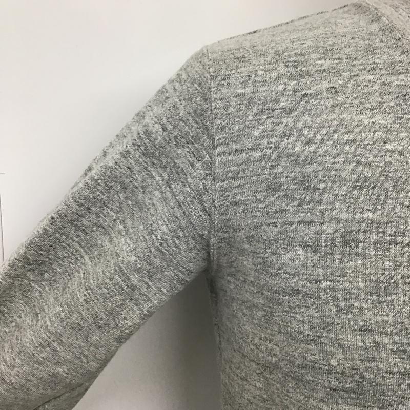 チャンピオン Champion カーディガン 長袖 L 無地 灰 / グレー / メンズ USED 古着 中古 10100454