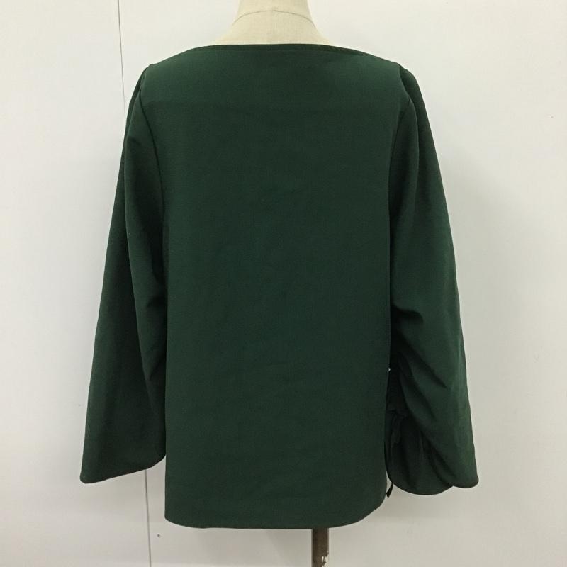 ミラオーウェン Mila Owen カットソー 長袖 1 無地 緑 / グリーン /  レディース USED 古着 中古 10100471
