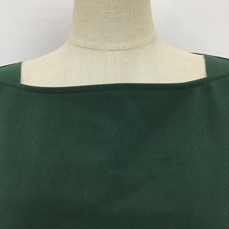 ミラオーウェン Mila Owen カットソー 長袖 1 無地 緑 / グリーン /  レディース USED 古着 中古 10100471