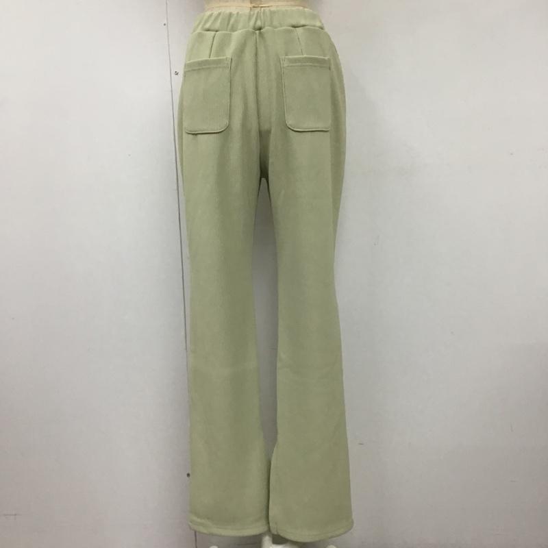 スライ SLY パンツ スラックス 030DSM81-1550 RIB FLARE FIT パンツ 2 無地 マルチカラー / マルチカラー /  レディース USED 古着 中古 10100486