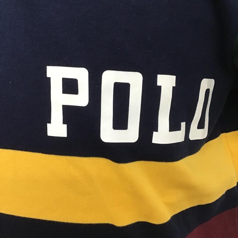 ポロラルフローレン POLO RALPH LAUREN ポロシャツ 半袖 M プリント マルチカラー / マルチカラー / メンズ USED 古着 中古 10100545