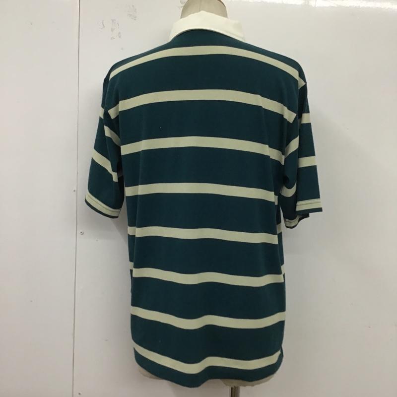 モンベル mont-bell ポロシャツ 半袖 ボーダー L ボーダー柄 マルチカラー / マルチカラー / メンズ USED 古着 中古 10100551