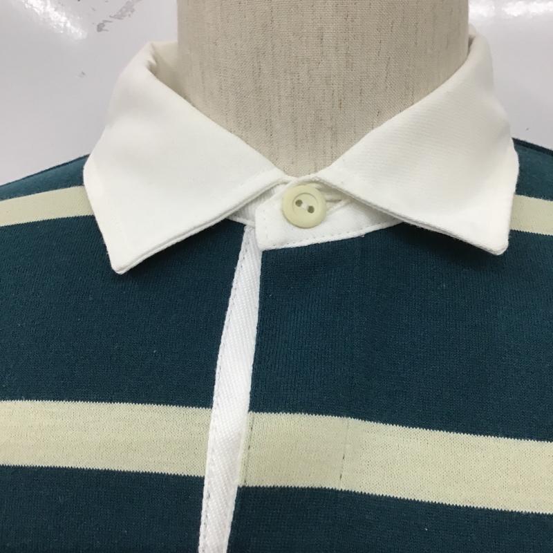 モンベル mont-bell ポロシャツ 半袖 ボーダー L ボーダー柄 マルチカラー / マルチカラー / メンズ USED 古着 中古 10100551