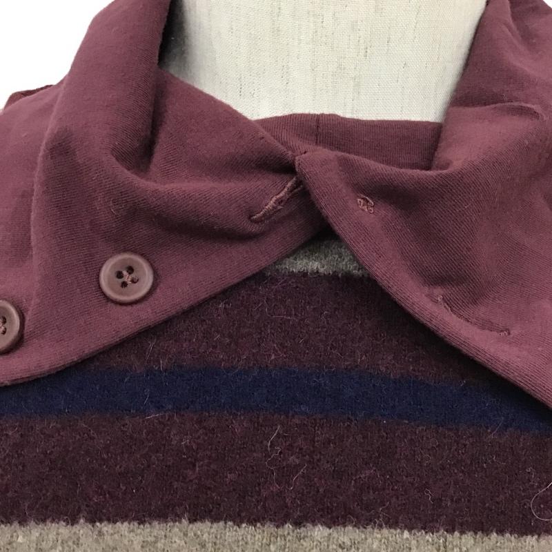 アルマーニジーンズ ARMANI JEANS ニット、セーター 長袖 90年代 S マルチカラー / マルチカラー / メンズ USED 古着 中古 10100554
