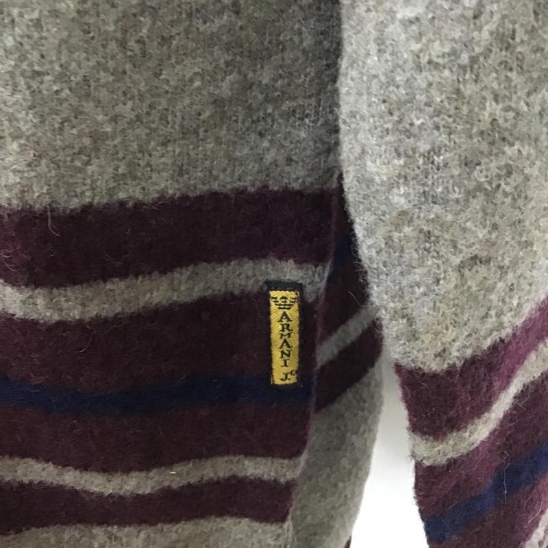 アルマーニジーンズ ARMANI JEANS ニット、セーター 長袖 90年代 S マルチカラー / マルチカラー / メンズ USED 古着 中古 10100554