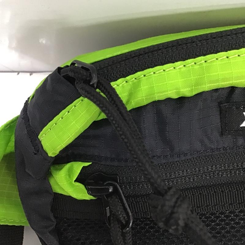 エクストララージ XLARGE ボディバッグ ボディバッグ 無地 黒 / ブラック / X 黄緑 / イエローグリーン / メンズ USED 古着 中古 10100558