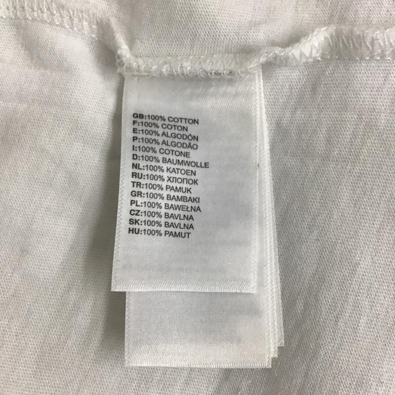 ザノースフェイス THE NORTH FACE Tシャツ 半袖 半袖カットソー プリントTシャツ クルーネックカットソー S ロゴ、文字 白 / ホワイト / メンズ USED 古着 中古 10100595