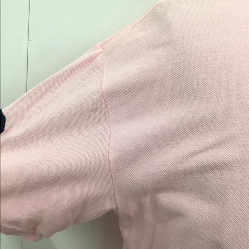 ポロバイラルフローレン Polo by RALPH LAUREN ポロシャツ 半袖 ビッグポニー XL 刺繍 桃 / ピンク / メンズ USED 古着 中古 10100616