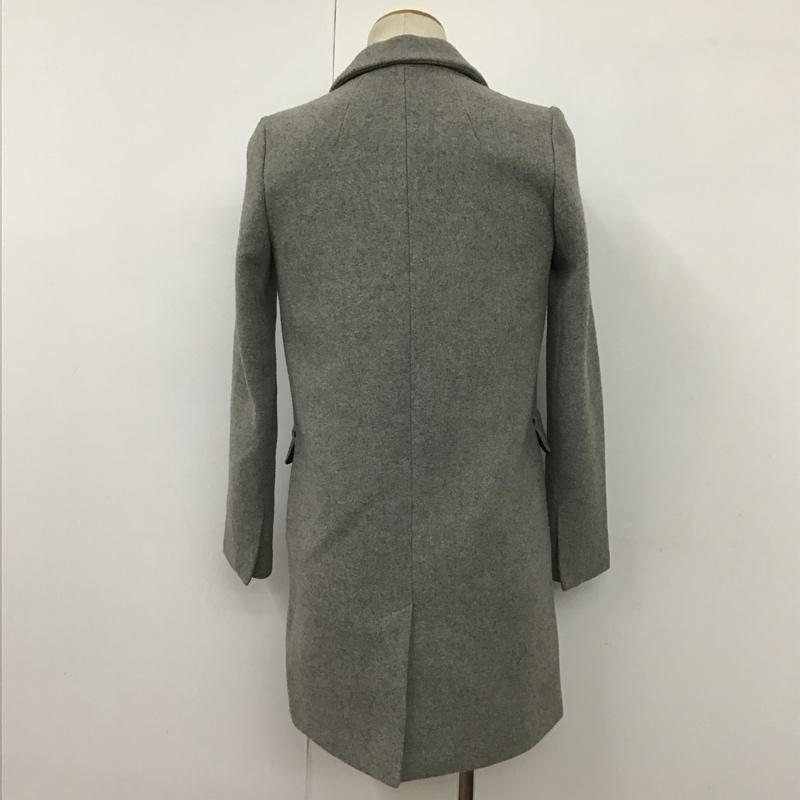 ザラ ZARA コート コート一般 チェスターコート XS 無地 灰 / グレー / レディース USED 古着 中古 10100619