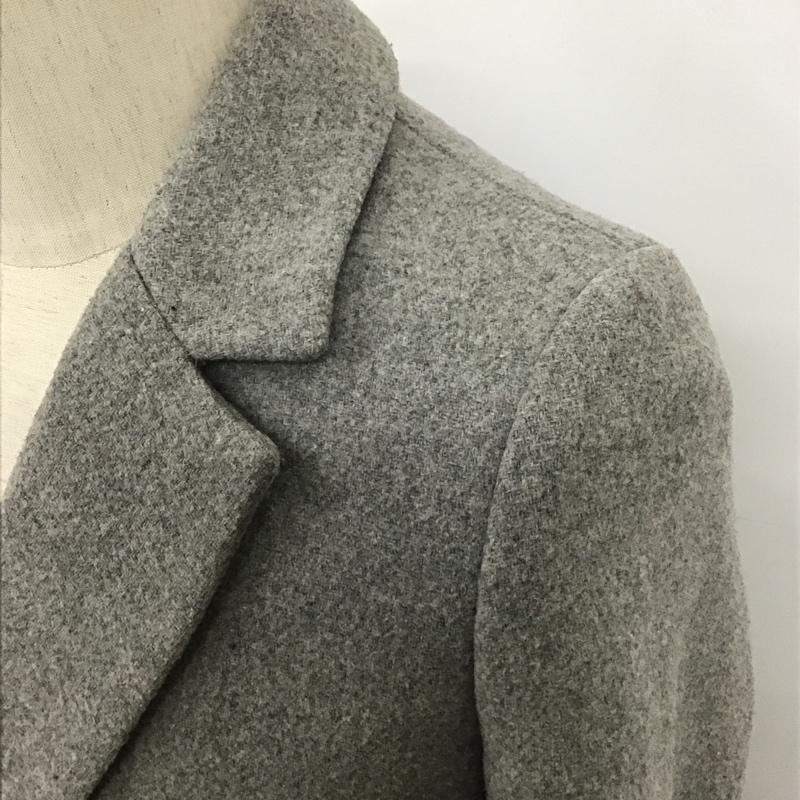 ザラ ZARA コート コート一般 チェスターコート XS 無地 灰 / グレー / レディース USED 古着 中古 10100619