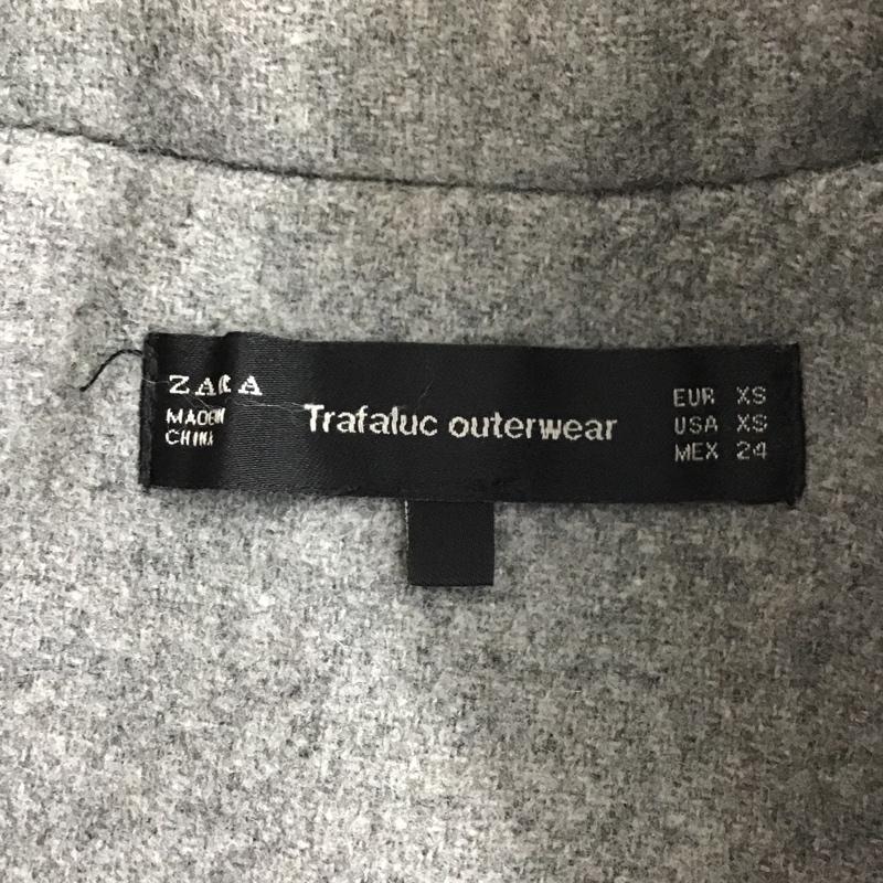 ザラ ZARA コート コート一般 チェスターコート XS 無地 灰 / グレー / レディース USED 古着 中古 10100619