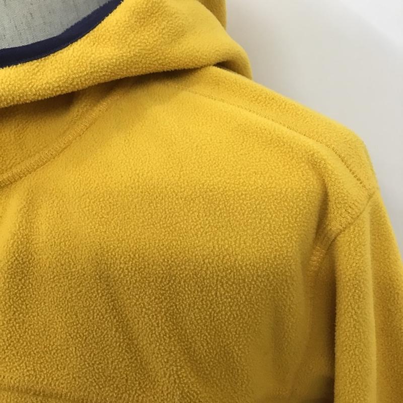 エルエルビーン L.L.Bean パーカー 長袖 251298 POLARTEC フリース フルジップ M ロゴ、文字 黄 / イエロー / X 紫 / パープル / メンズ USED 古着 中古 10100651