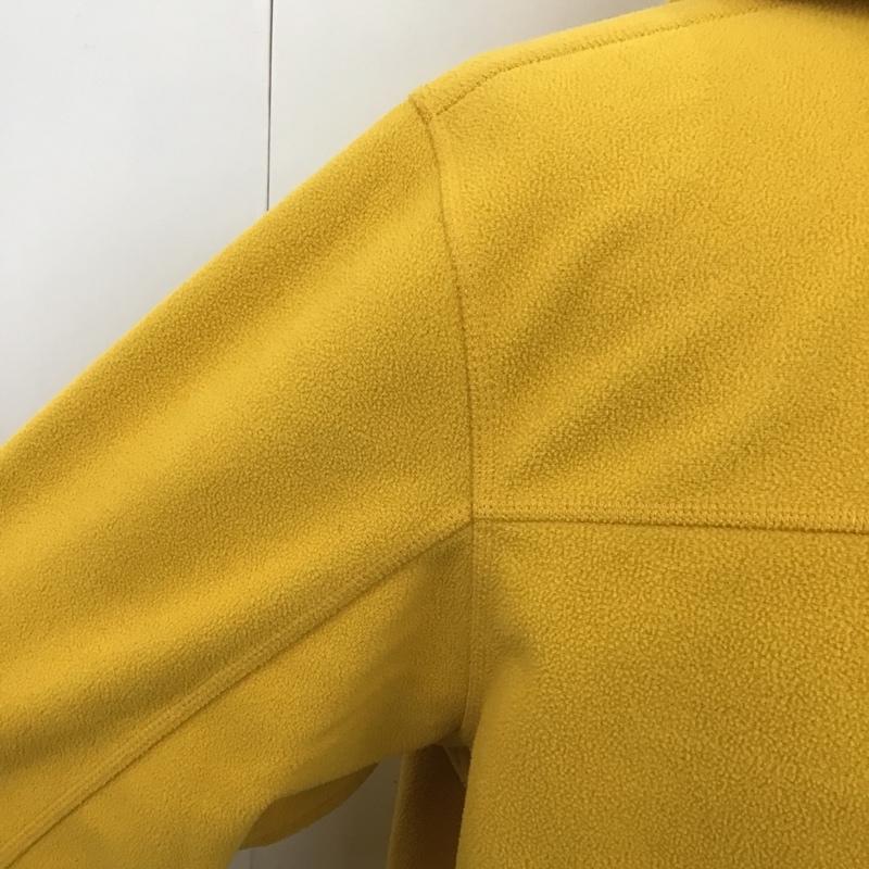 エルエルビーン L.L.Bean パーカー 長袖 251298 POLARTEC フリース フルジップ M ロゴ、文字 黄 / イエロー / X 紫 / パープル / メンズ USED 古着 中古 10100651