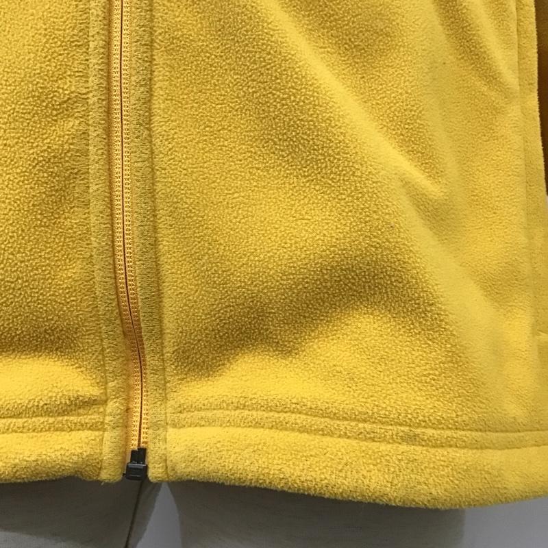 エルエルビーン L.L.Bean パーカー 長袖 251298 POLARTEC フリース フルジップ M ロゴ、文字 黄 / イエロー / X 紫 / パープル / メンズ USED 古着 中古 10100651