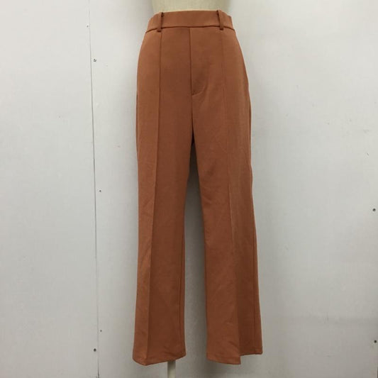 ローリーズファーム LOWRYS FARM ボトムス ボトムス LF522008AD ポンチピンタックイージーパンツ M 無地 橙 / オレンジ /  レディース USED 古着 中古 10100655