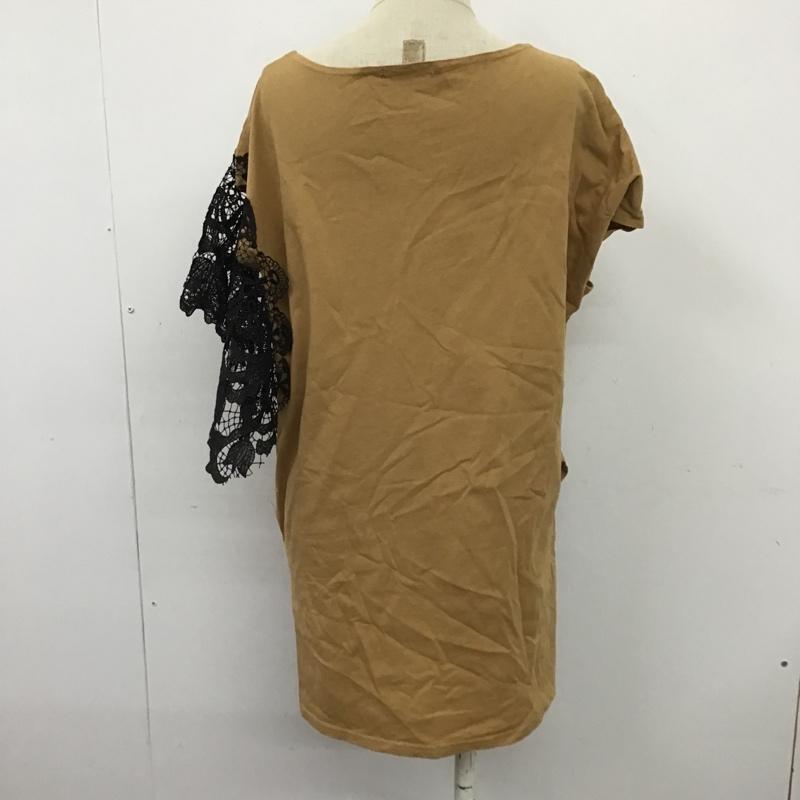 オズモーシス OSMOSIS カットソー 半袖 無地 茶 / ブラウン /  レディース USED 古着 中古 10100688